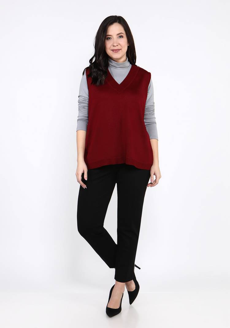 Жилет классический с V-образным вырезом шир.  750, рис. 9