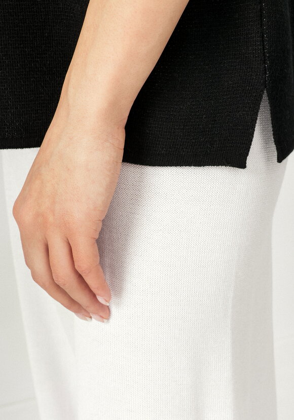 Джемпер-поло с вертикальной полосой шир.  580, рис. 23