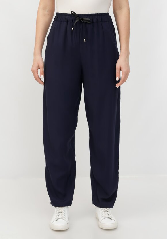 Брюки на кулиске свободного кроя шир.  580, рис. 16