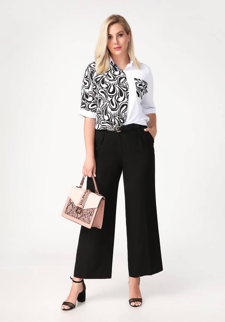 Блуза Яркое притяжение шир.  750, рис. 3