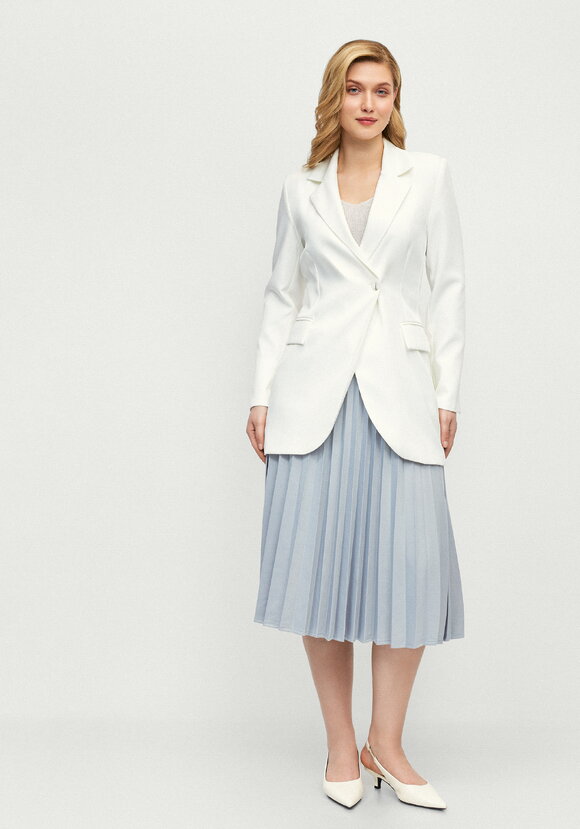 Юбка гофре из трикотажной ткaни шир.  580, рис. 6