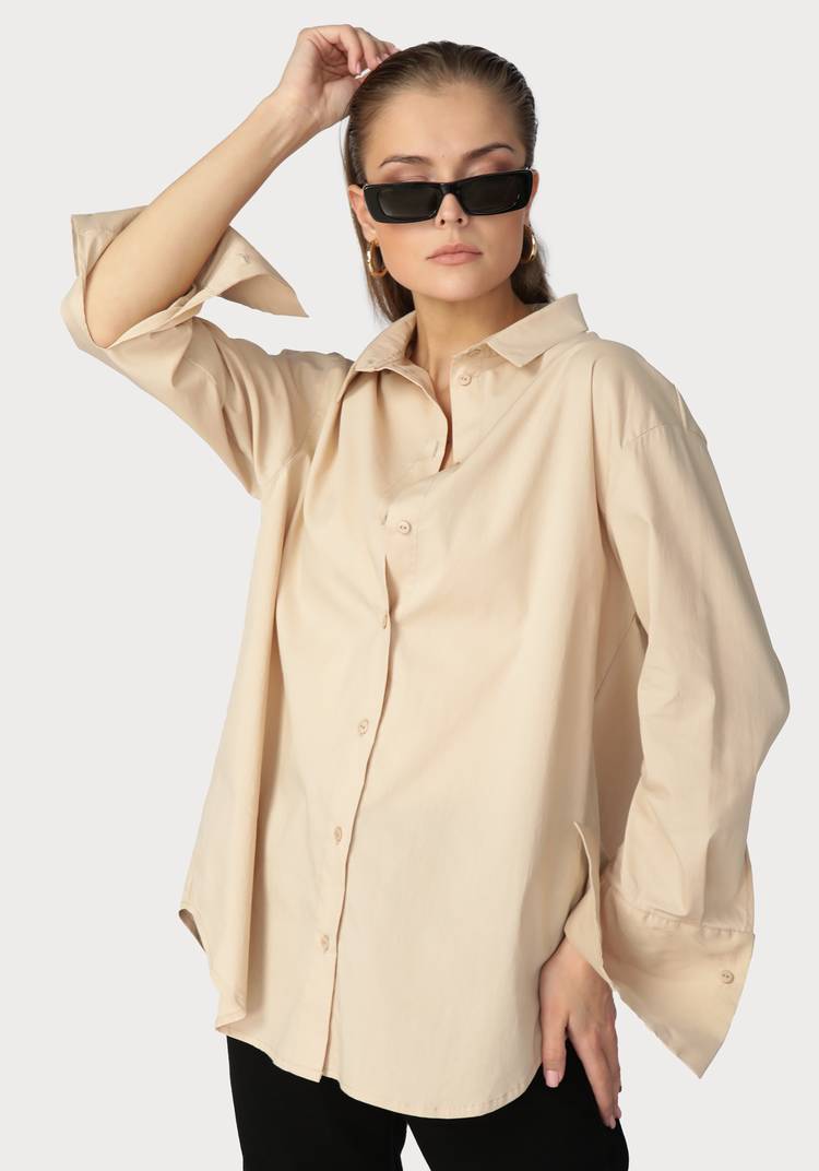 Рубашка с объемным манжетом шир.  750, рис. 16