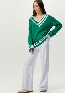 Брюки свободного кроя полной длины