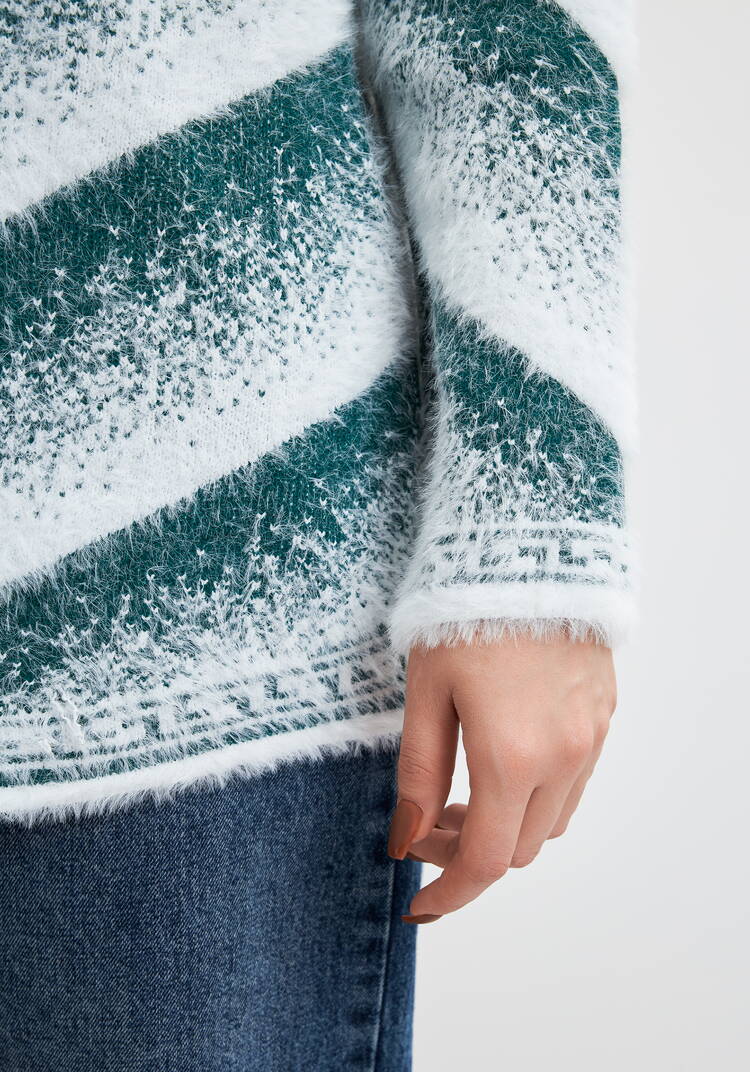 Туника с пушистым ворсом шир.  750, рис. 17