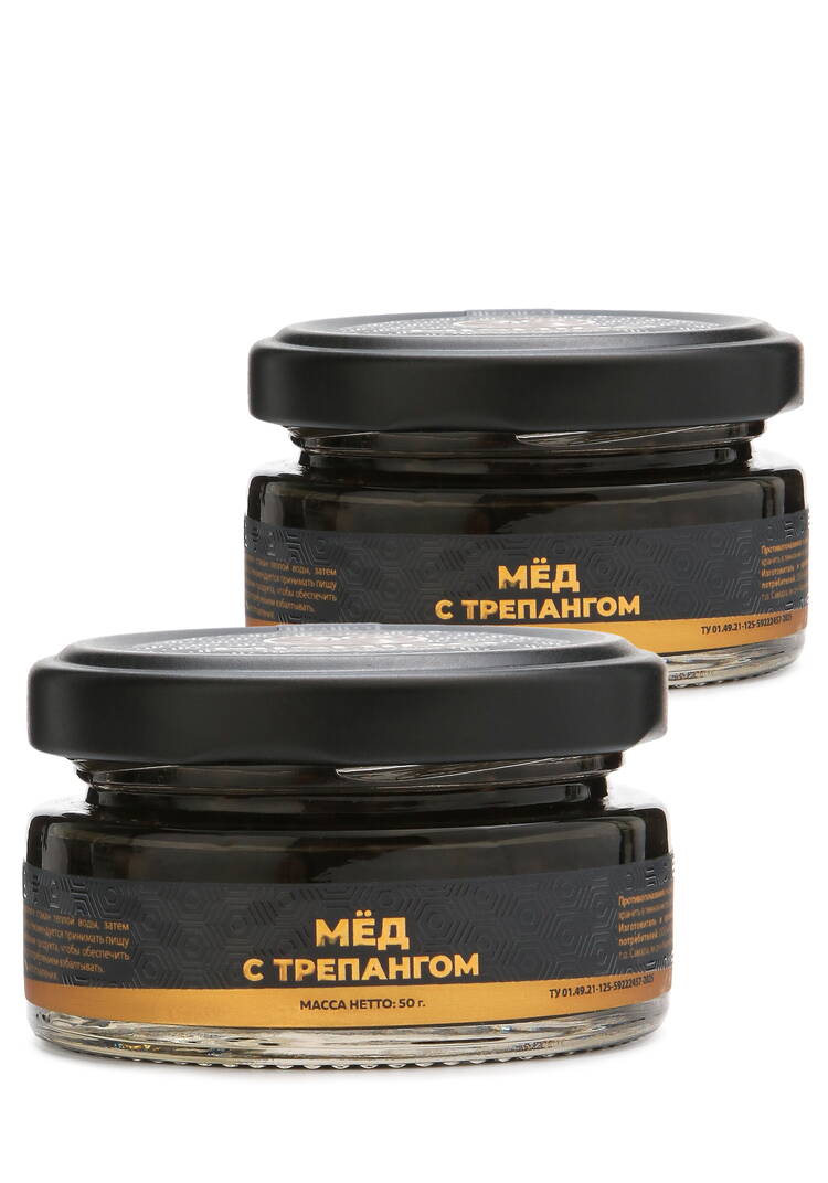 Мёд с трепангом для иммунитета 2шт шир.  750, рис. 1