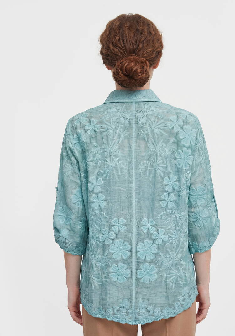 Рубашка кружевная Лилия шир.  750, рис. 15