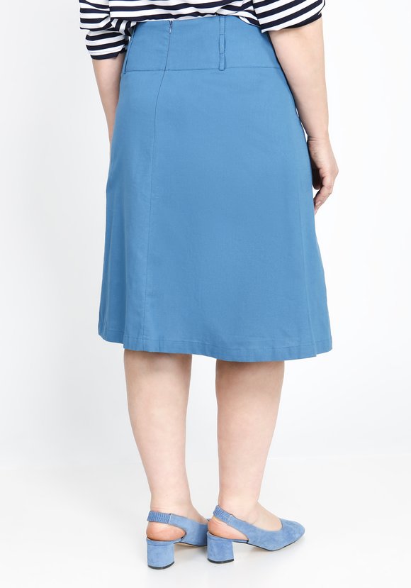 Юбка с встречными складками Поли шир.  580, рис. 6