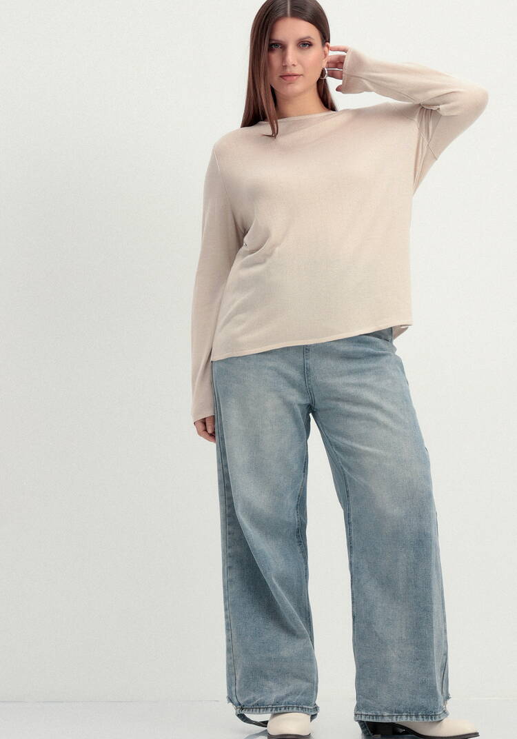 Джемпер базовый удлиненный шир.  750, рис. 37