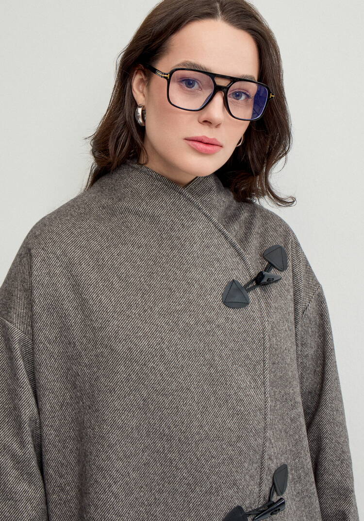 Пиджак с асимметричной застёжкой шир.  750, рис. 30