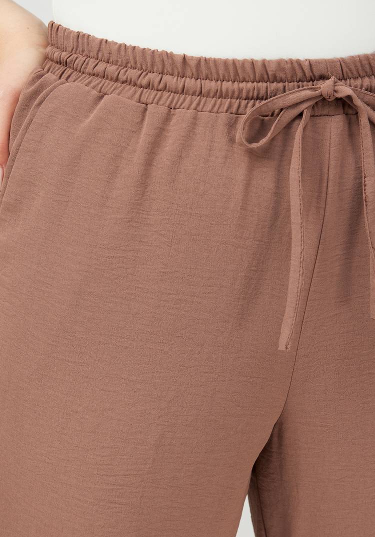 Брюки прямые от бедра с поясом на резинке шир.  750, рис. 5