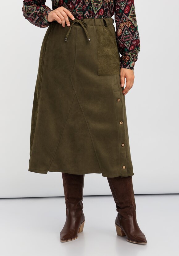 Юбка комбинированная на эластичной ленте шир.  580, рис. 10