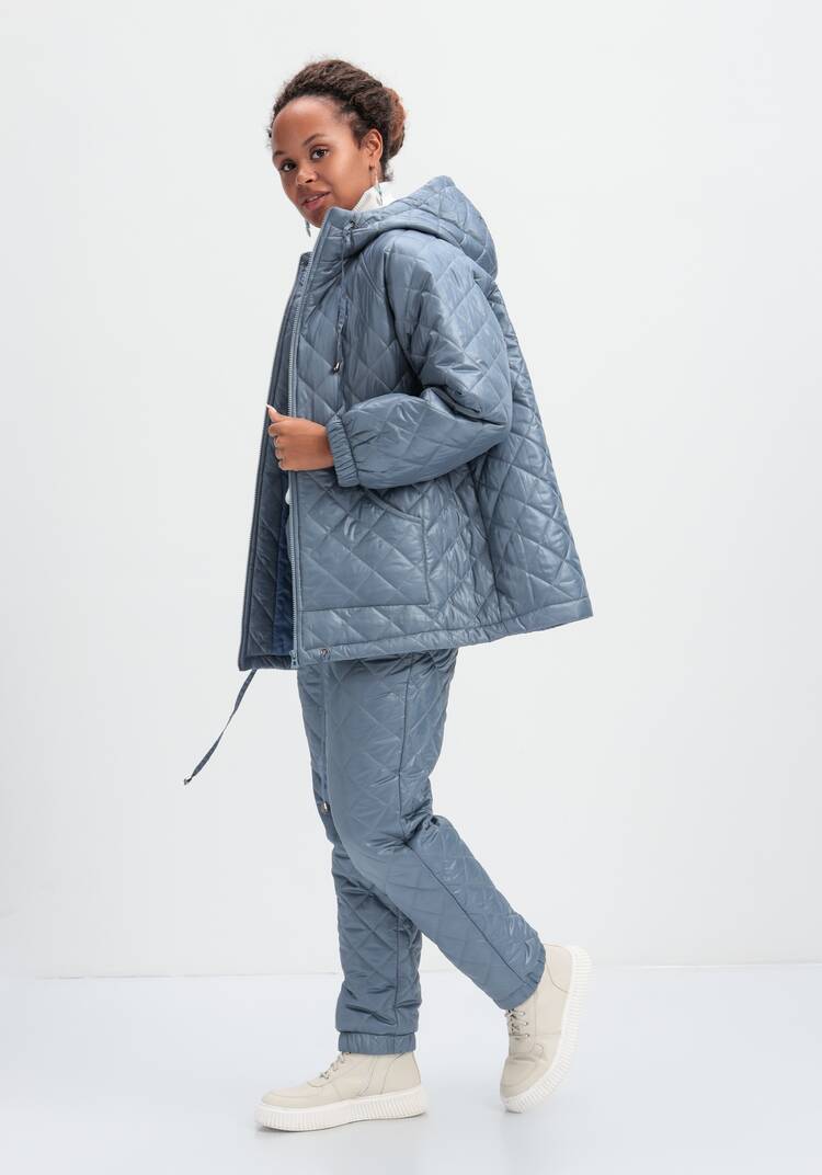 Куртка стёганая с капюшоном шир.  750, рис. 39