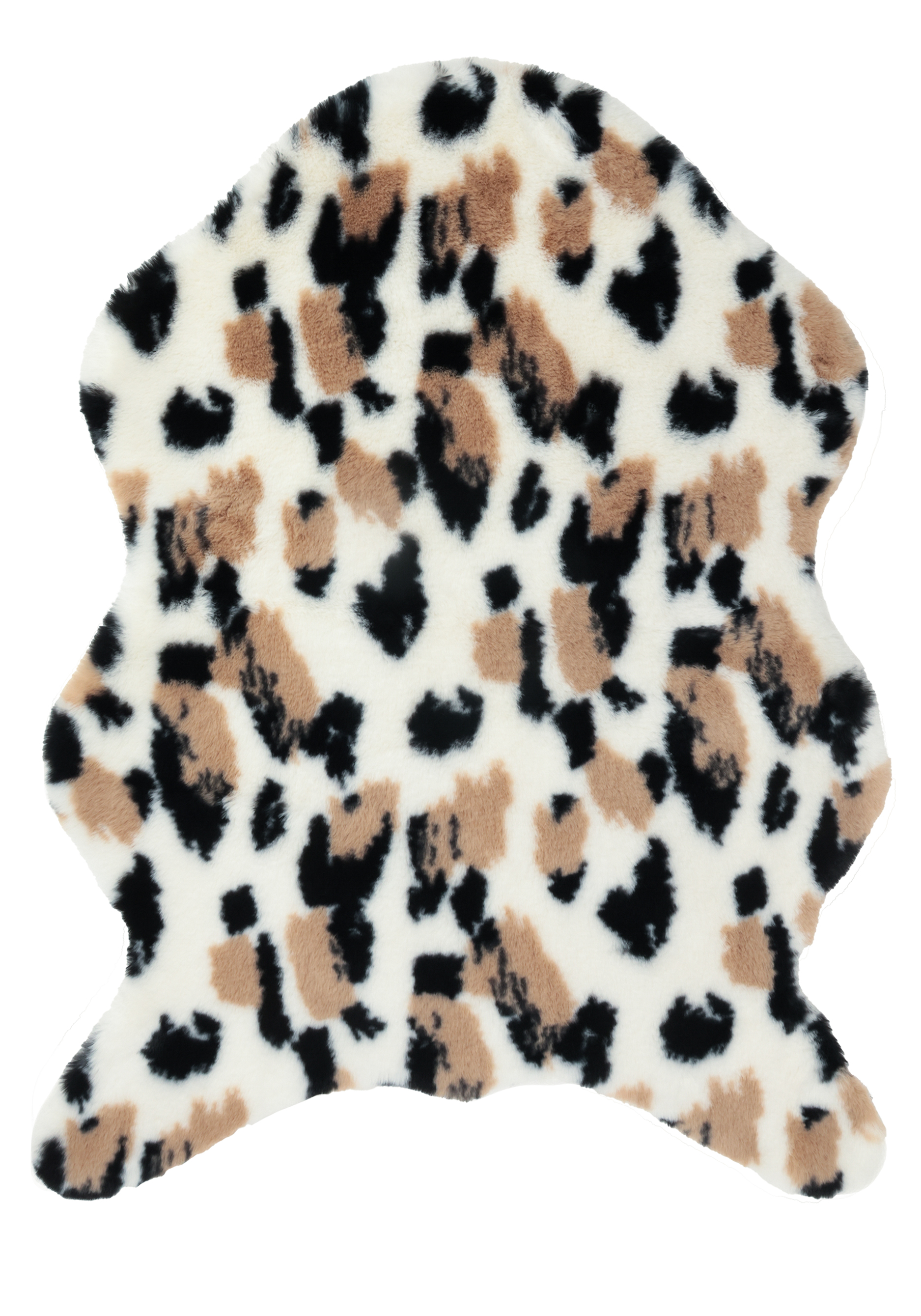 

Ковёр меховой, Черный