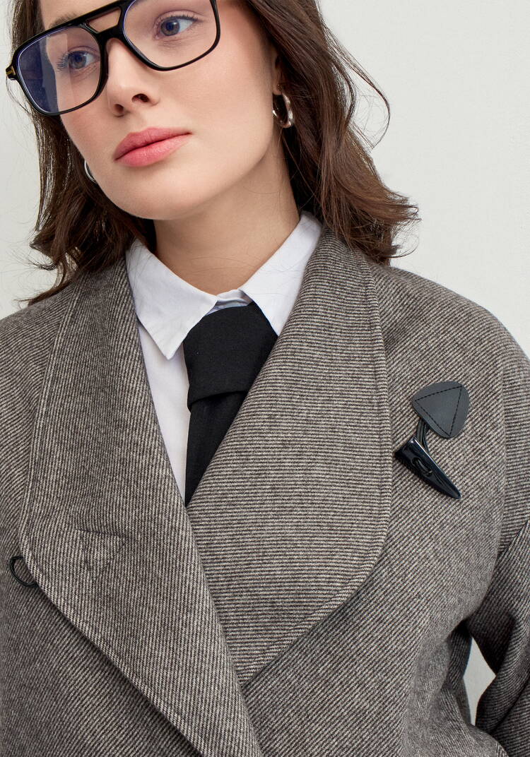 Пиджак с асимметричной застёжкой шир.  750, рис. 29