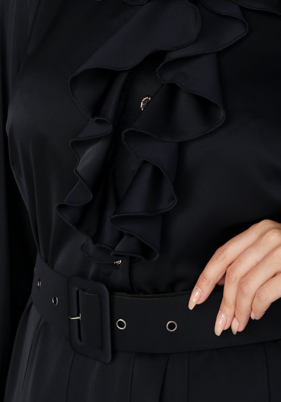 Платье из итальянского шелка шир.  580, рис. 4