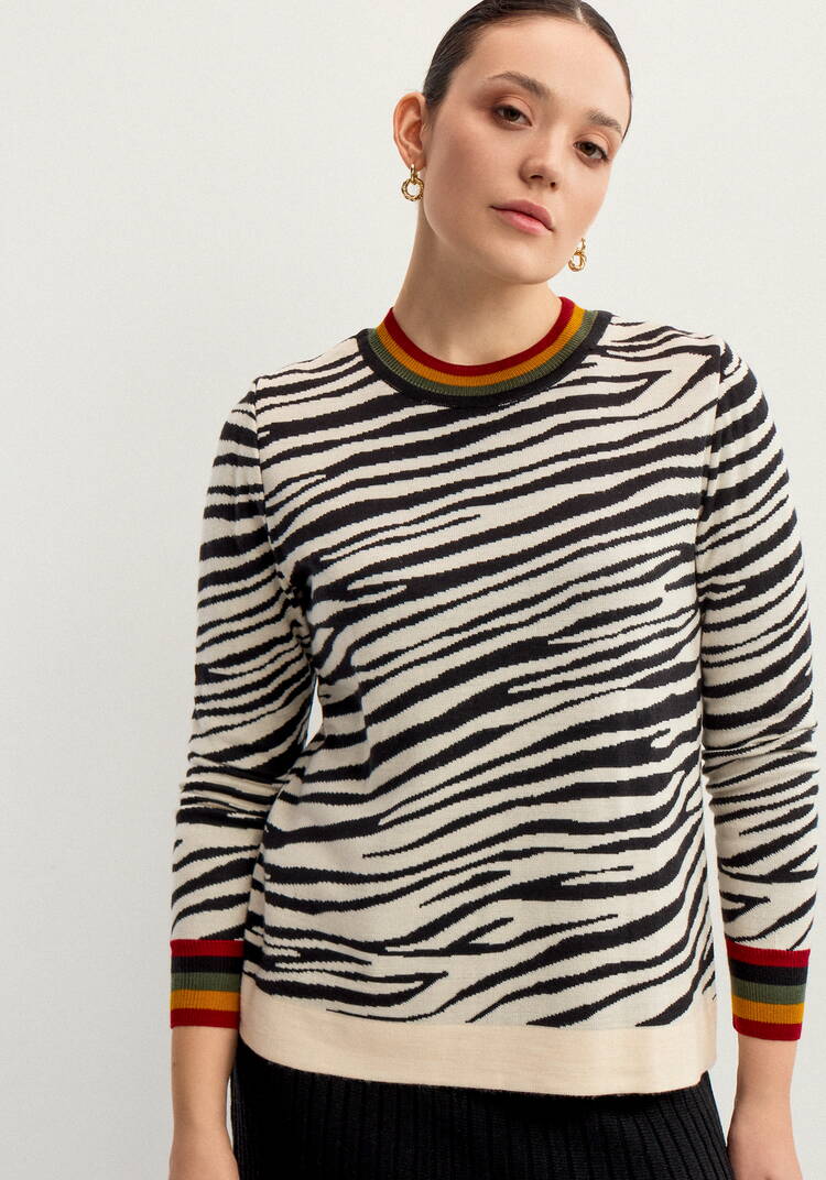 Джемпер с жаккардовым рисунком шир.  750, рис. 22