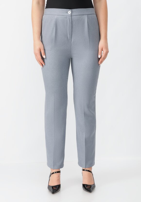 Костюм блуза и брюки в полоску шир.  580, рис. 14