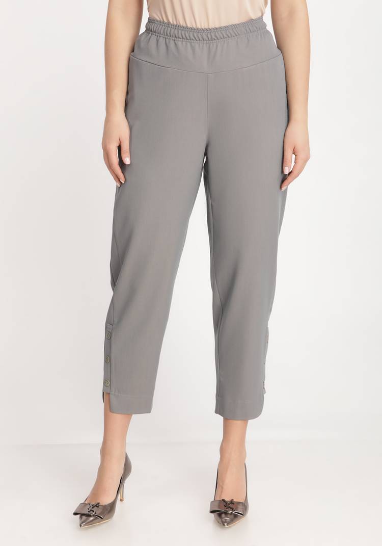 Брюки на резинке высокой посадки шир.  750, рис. 5