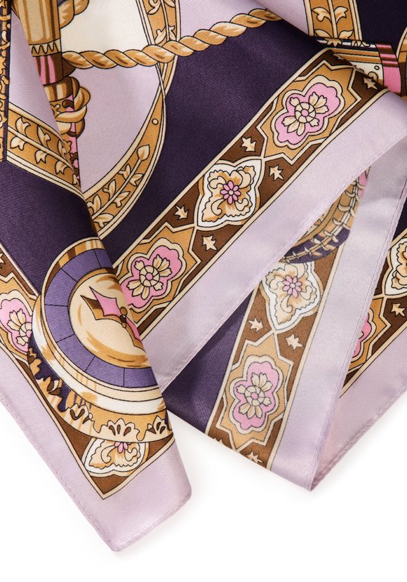 Платок шелковый Клео шир.  580, рис. 22