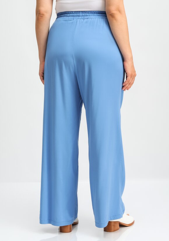 Брюки палаццо с резинкой на поясе шир.  580, рис. 11