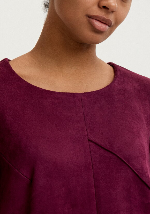 Платье из замши свободного кроя шир.  580, рис. 5