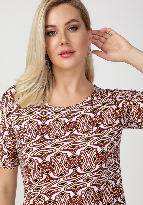 Блуза с коротким рукавом Сара шир.  580, рис. 14