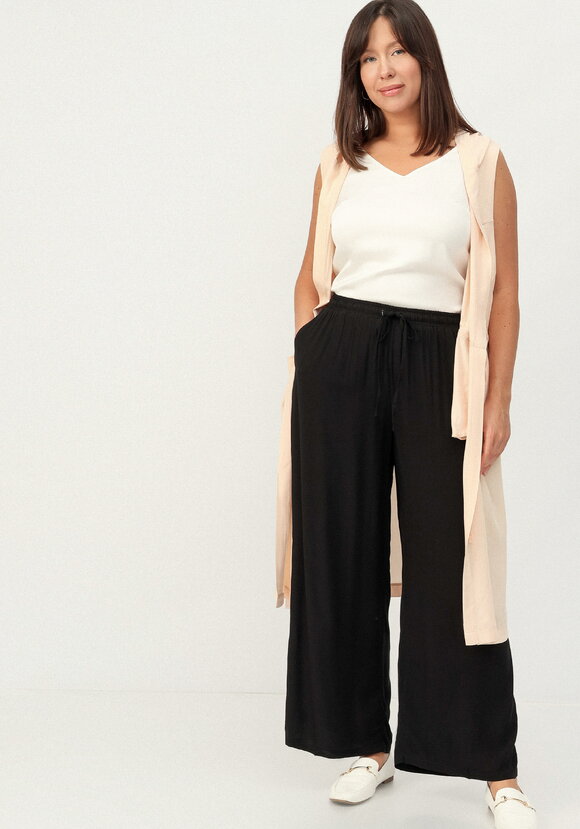 Брюки широкие на кулиске из штапеля шир.  580, рис. 15