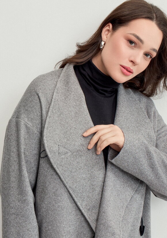 Пиджак с асимметричной застёжкой шир.  580, рис. 22