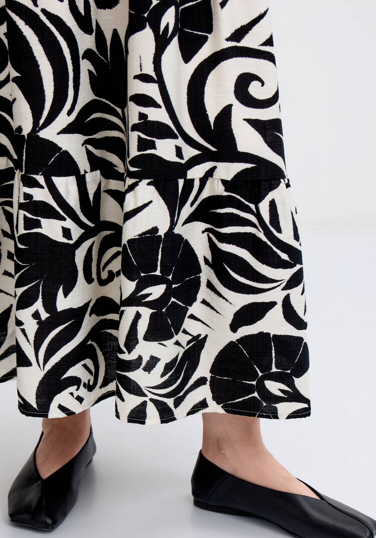 Платье расклешенного силуэта шир.  750, рис. 6