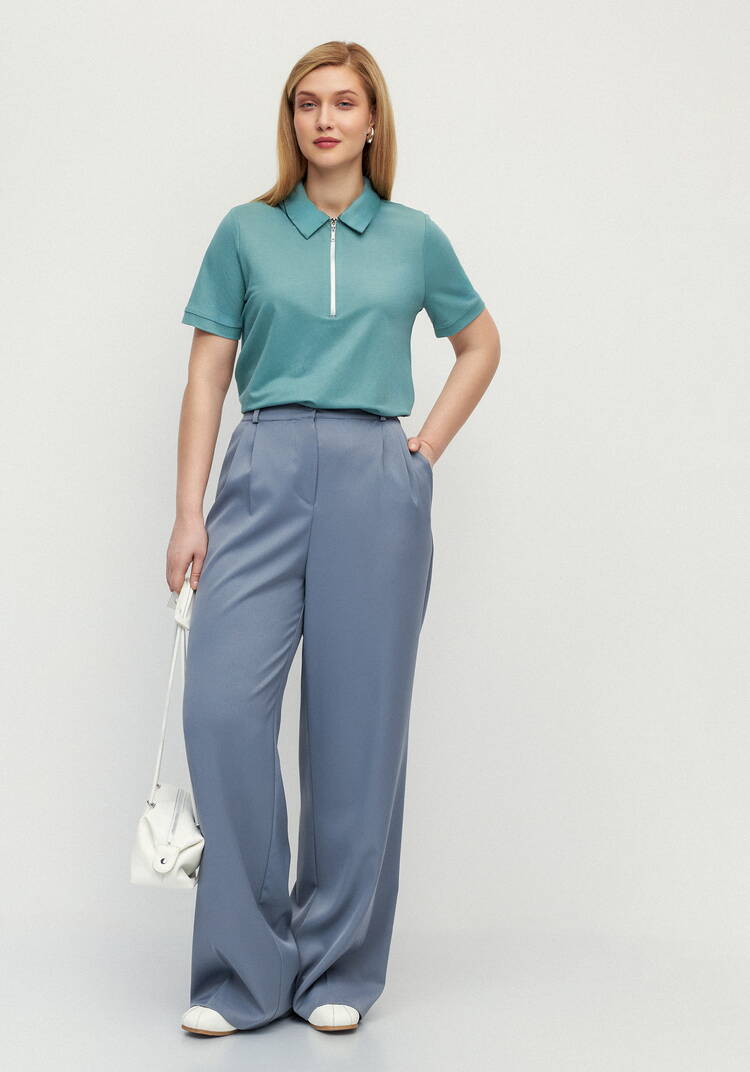 Поло на молнии Жанна шир.  750, рис. 11