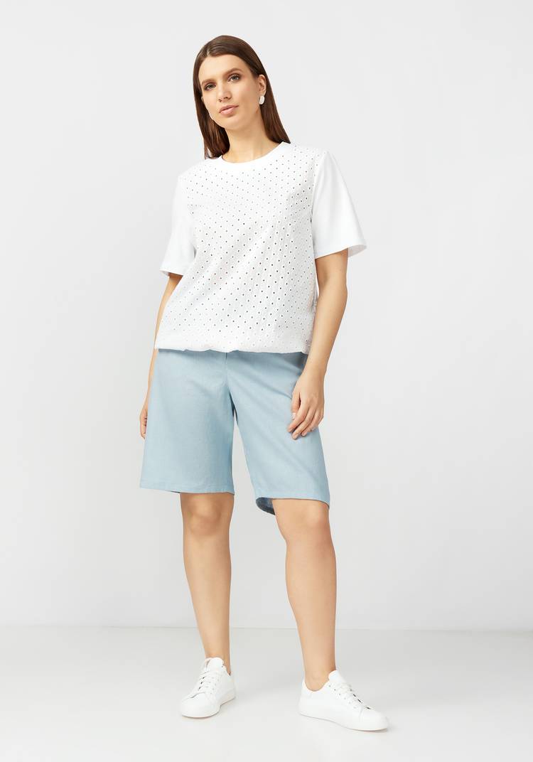 Шорты на эластичном поясе по спинке шир.  750, рис. 12