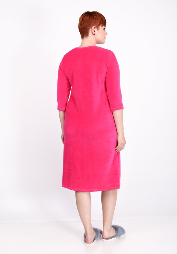 Халат женский  Велюр шир.  580, рис. 5