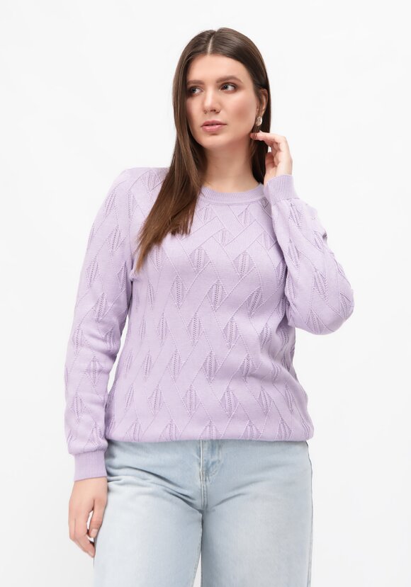 Джемпер ажурный удлиненный шир.  580, рис. 23