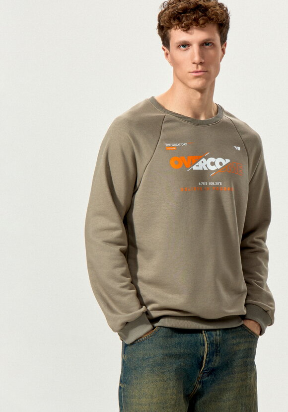 Свитшот с принтом на передней полочке шир.  580, рис. 6