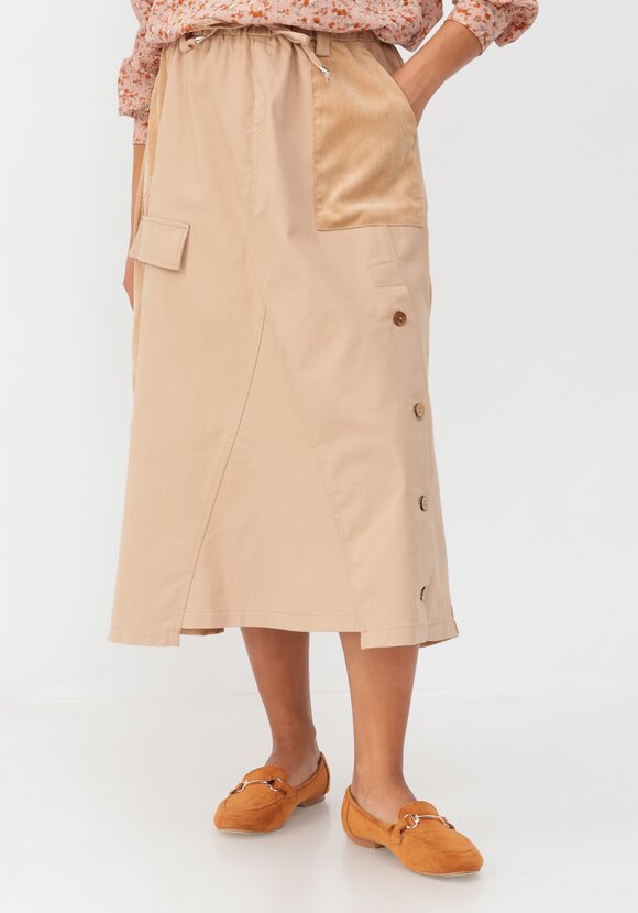 Юбка оригинального кроя с резинкой на поясе шир.  580, рис. 1