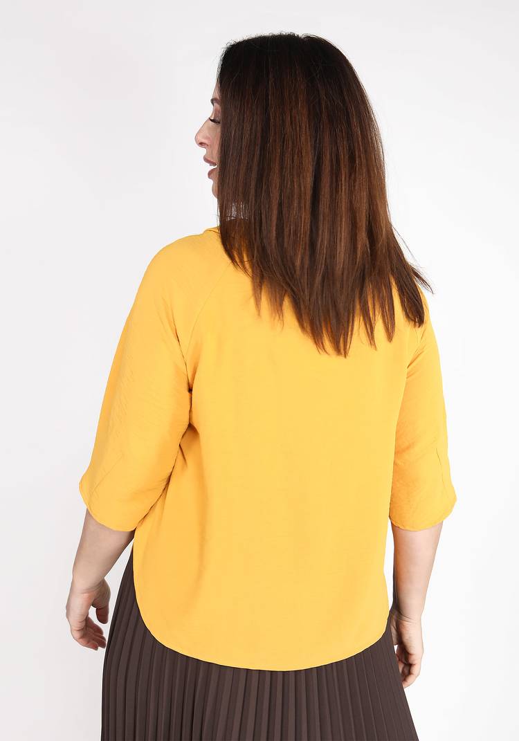 Блуза с отложным воротником на пуговицах шир.  750, рис. 6