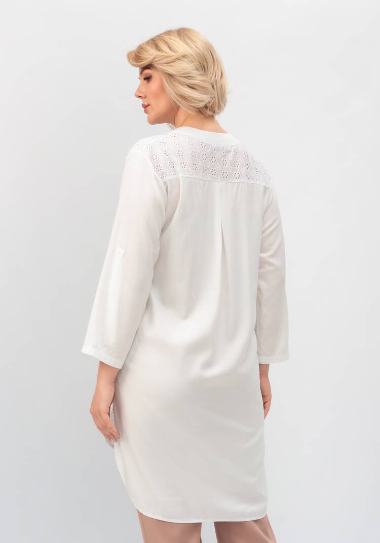 Рубашка удлиненная из хлопка шир.  750, рис. 3