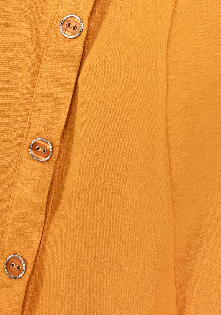 Блуза на пуговицах с рукавом реглан шир.  750, рис. 4