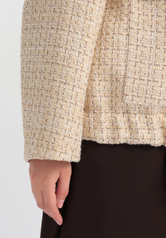 Твидовый бомбер шир.  580, рис. 6