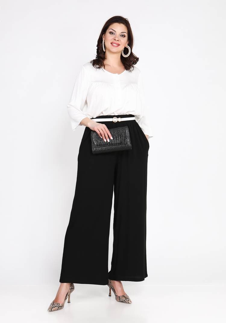 Блуза свободного кроя на пуговичках шир.  750, рис. 9