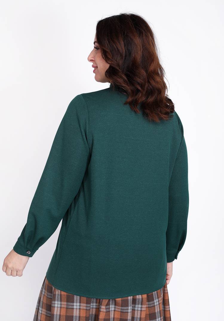 Рубашка свободного кроя с планкой шир.  750, рис. 3