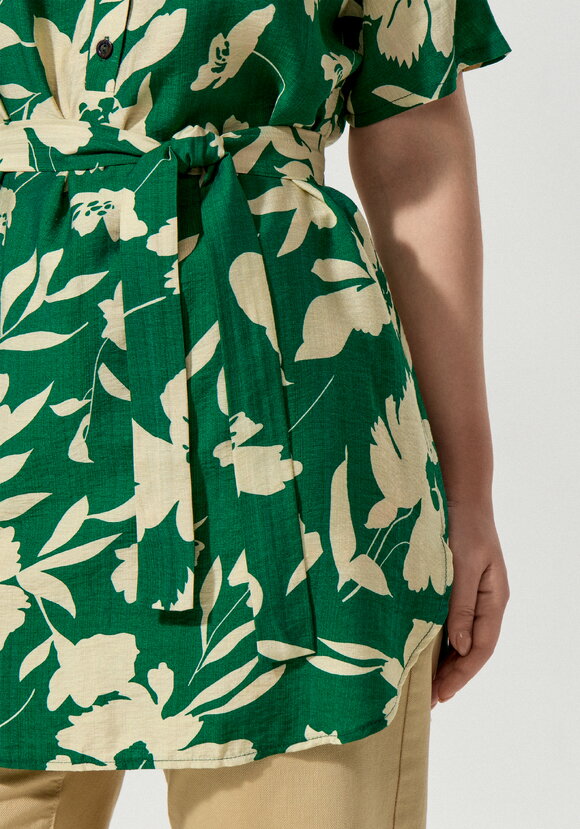 Туника на пуговицах с принтом шир.  580, рис. 6