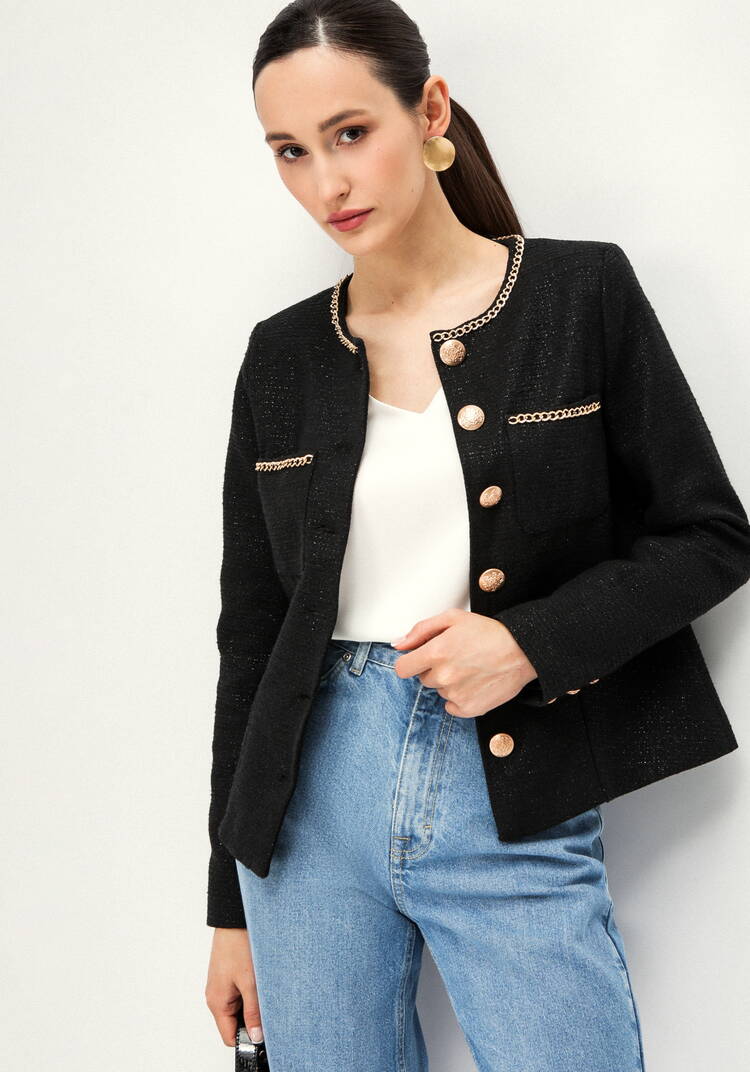 Пиджак из твида с декором шир.  750, рис. 14