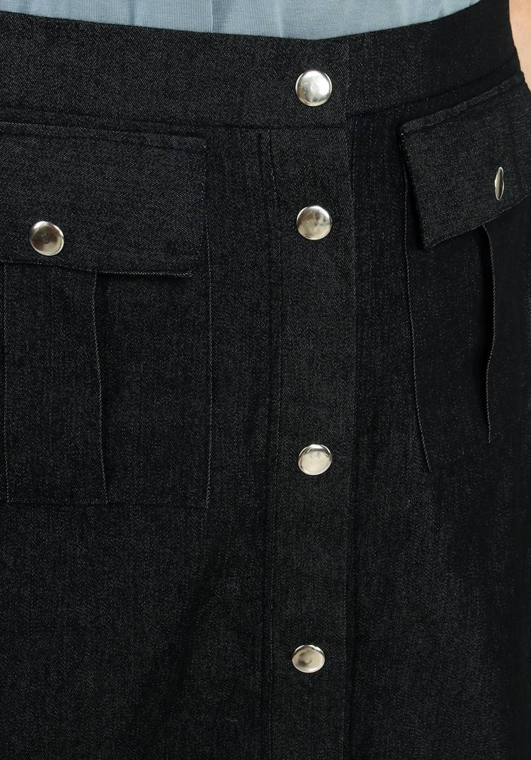 Юбка джинсовая с карманами шир.  750, рис. 9