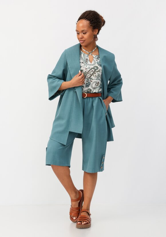 Кардиган с воротником шалька шир.  580, рис. 11