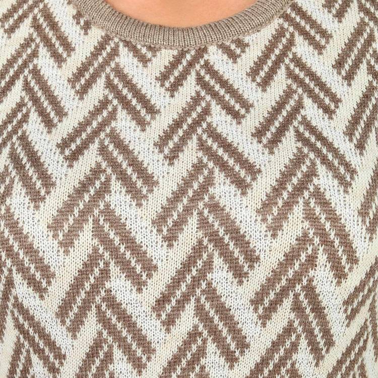 Платье вязаное с геометрическим рисунком шир.  750, рис. 6