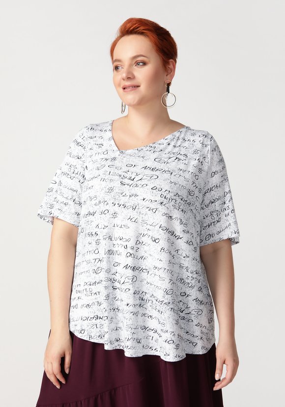 Блуза Горный пейзаж шир.  580, рис. 1