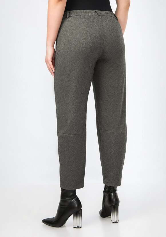 Брюки бананы классического кроя шир.  580, рис. 3