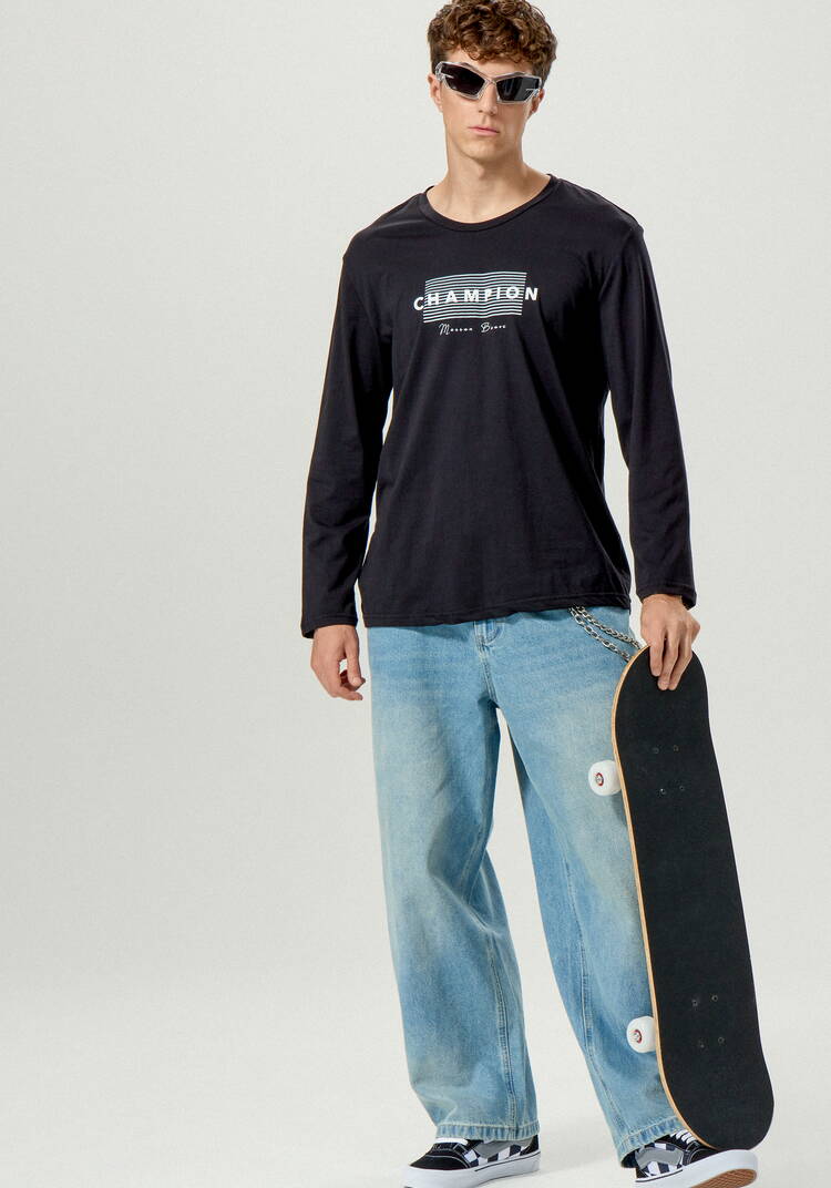 Лонгсливы с лаконичным принтом, 2 шт. шир.  750, рис. 62