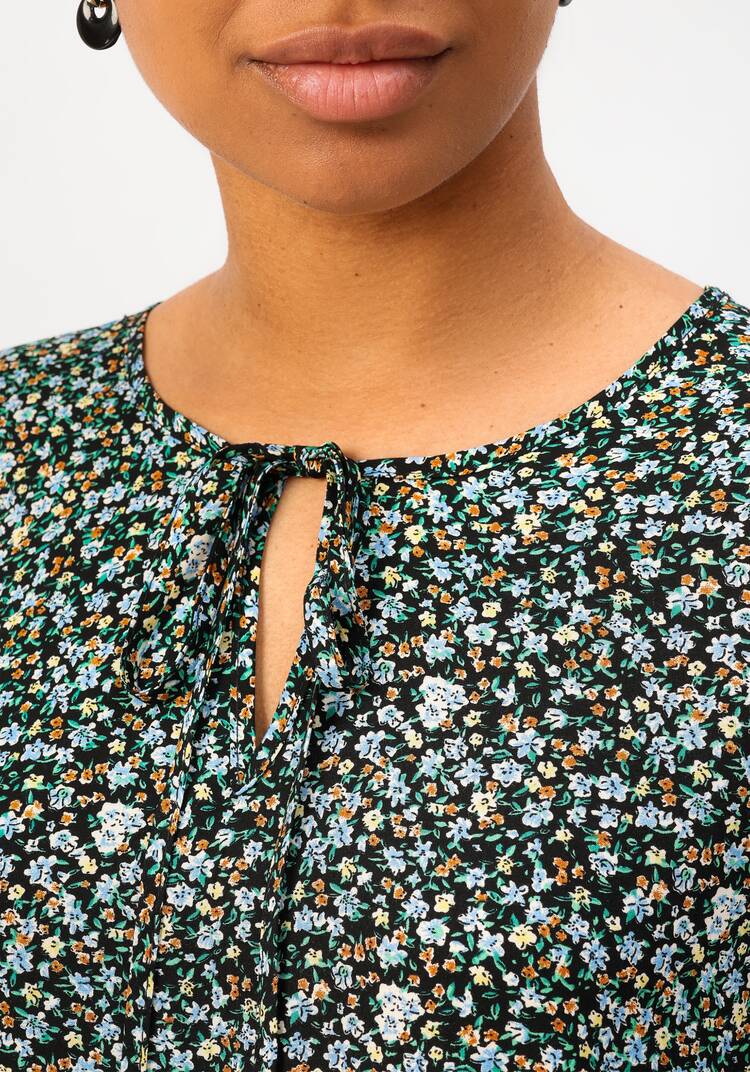 Платье с ярусами из штапеля шир.  750, рис. 13